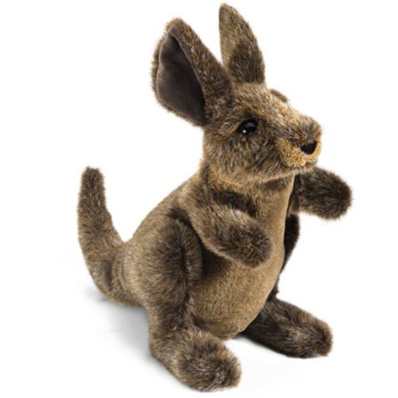 Folkmanis Small Kangaroo Puppet - Picture 1 of 8